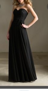 Full length Mori Lee bridesmaid dress